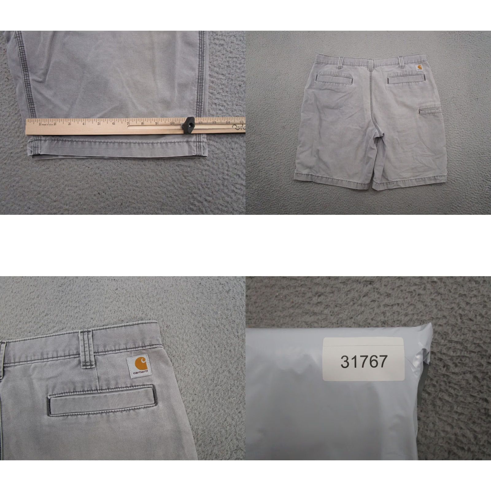 Carhartt Carhartt Shorts Mens 38 Cargo Workwear Gray 101167 039 Relaxed Canvas Cotton Pockets Vintage? No Size US 38 / EU 54 - 8 Thumbnail