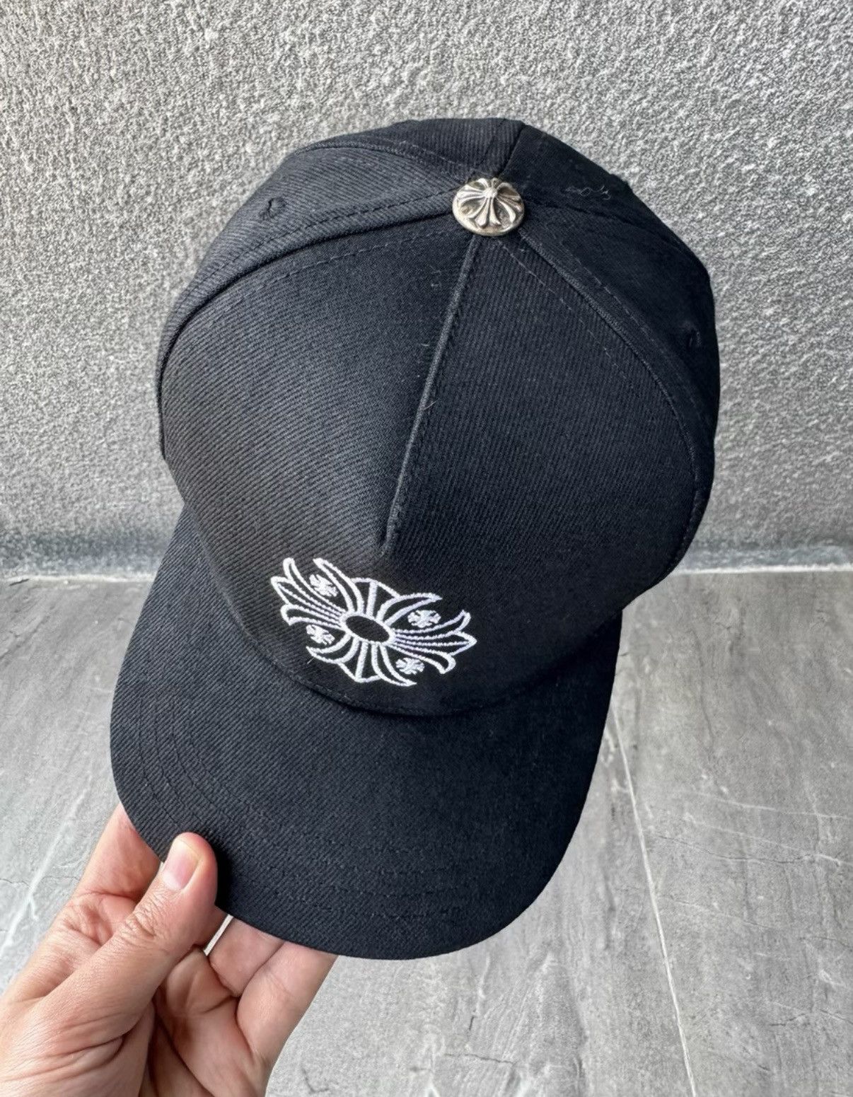 Chrome Hearts Chrome Hearts Cross Floral Embroidered Baseball Cap Size ONE SIZE - 3 Thumbnail