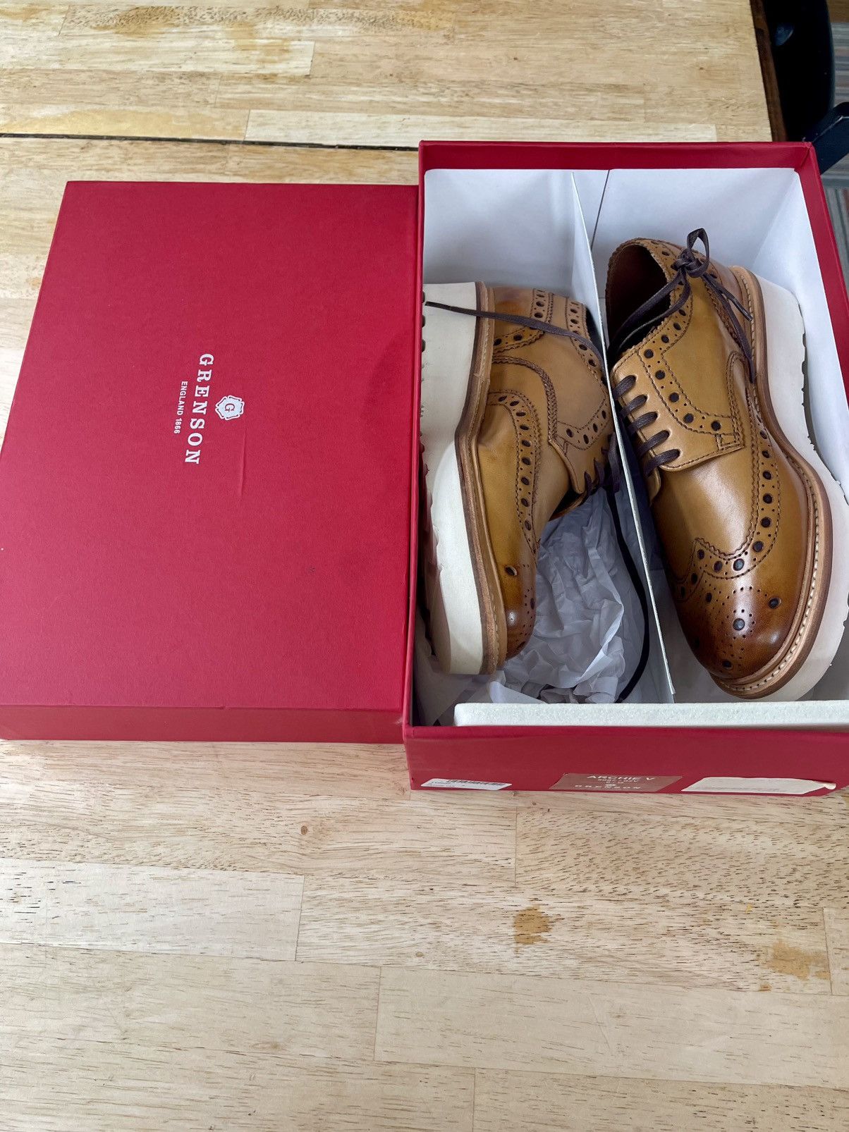 Grenson Grenson England Brogues Size US 7 / EU 40 - 1 Thumbnail