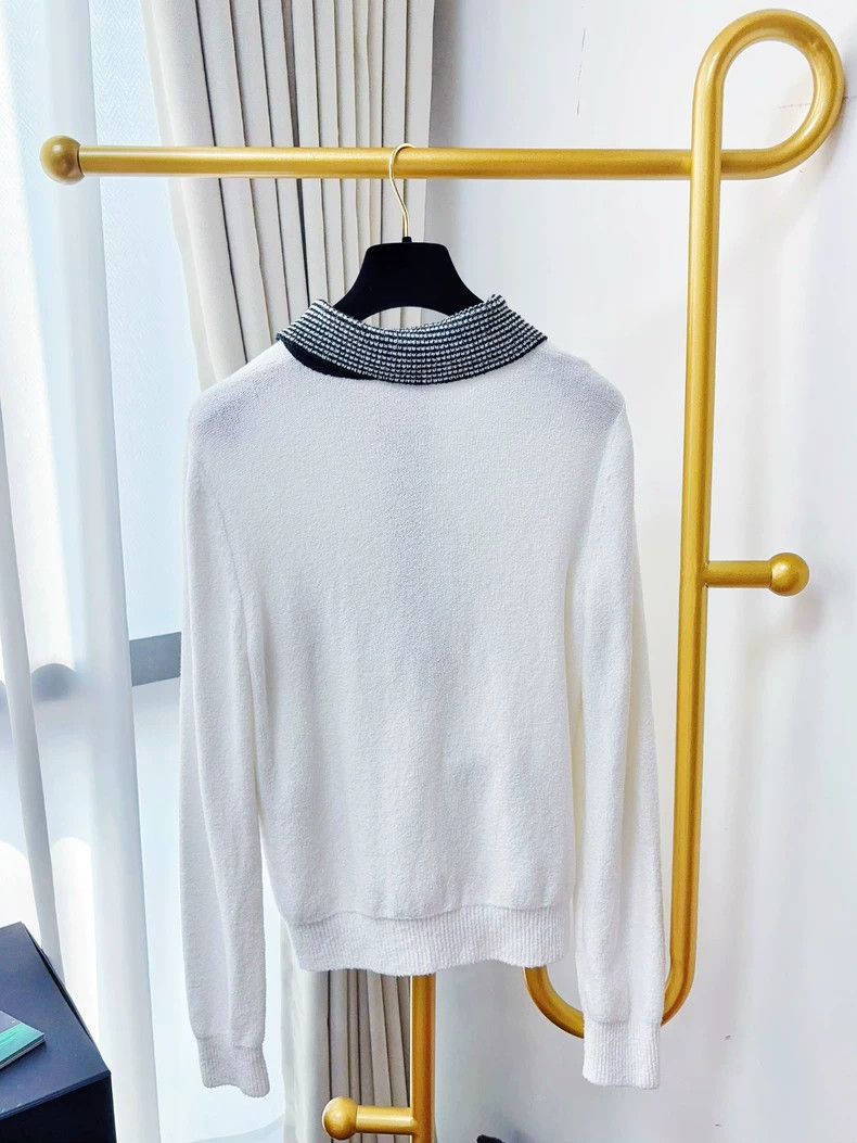 Chanel Chanel 23P white towel material lapel long sleeves Size XS / US 0-2 / IT 36-38 - 2 Thumbnail