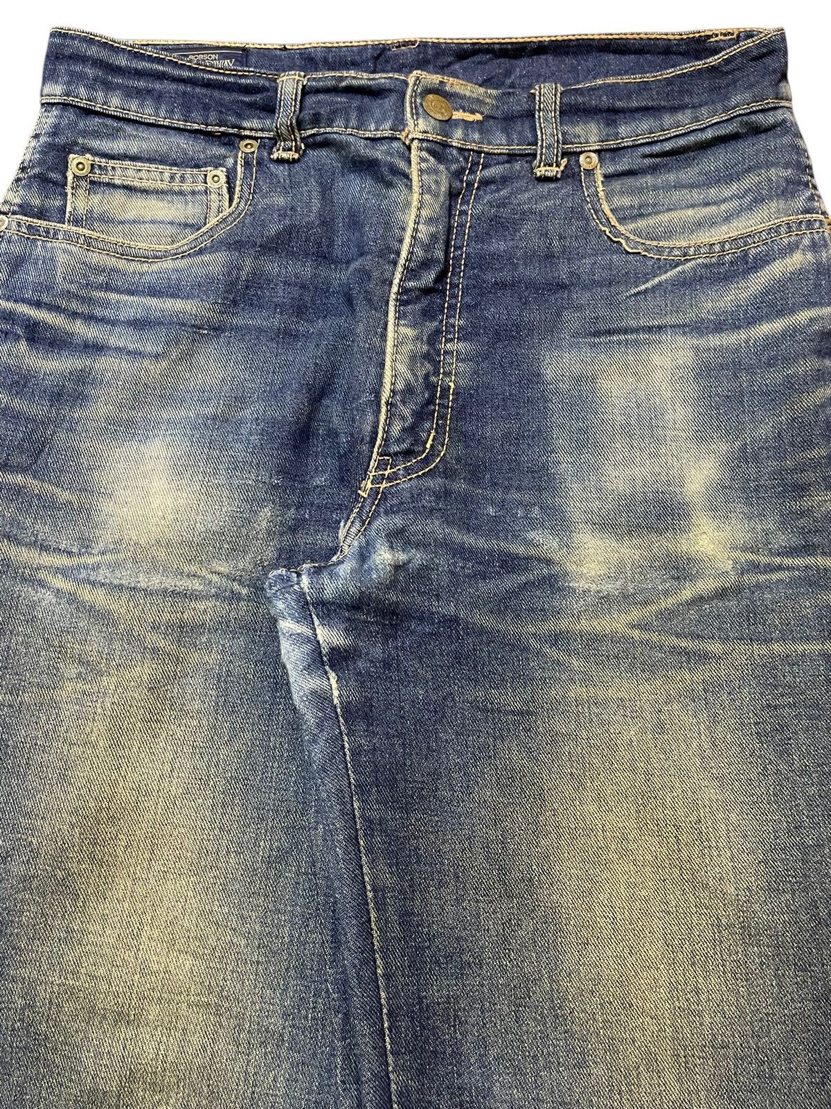 Hysteric Glamour Vintage Japanese Brand Mud Wash Faded Bootcut Wide Leg Jeans Size US 30 / EU 46 - 4 Thumbnail