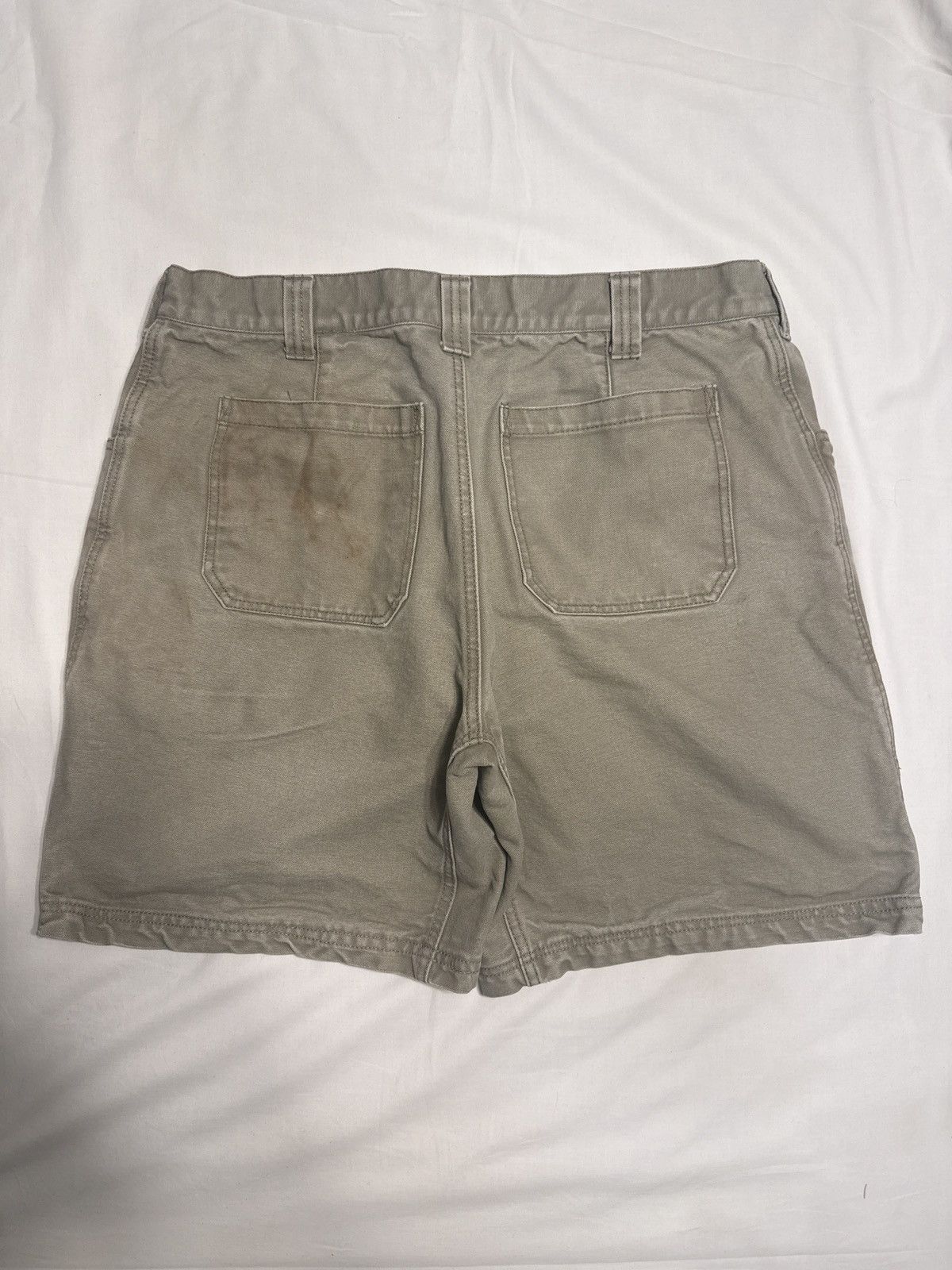 Carhartt Vintage 90s Arbor Wear Faded Work Shorts Size US 34 / EU 50 - 3 Thumbnail