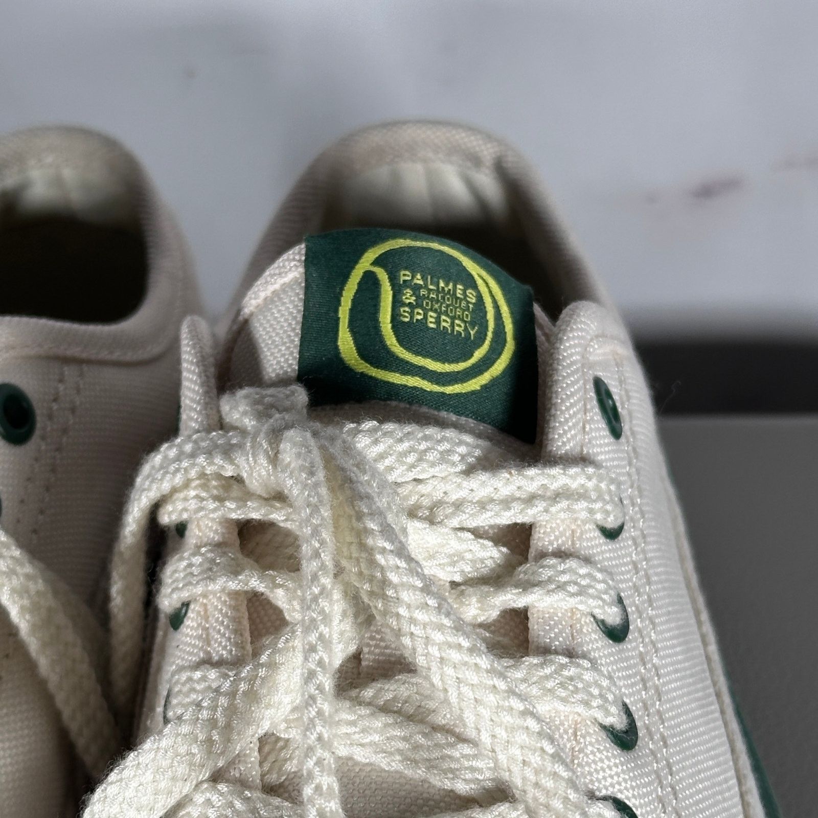 Sperry Palmes White/Green Racquet Sneaker Size US 8 / IT 38 - 9 Thumbnail