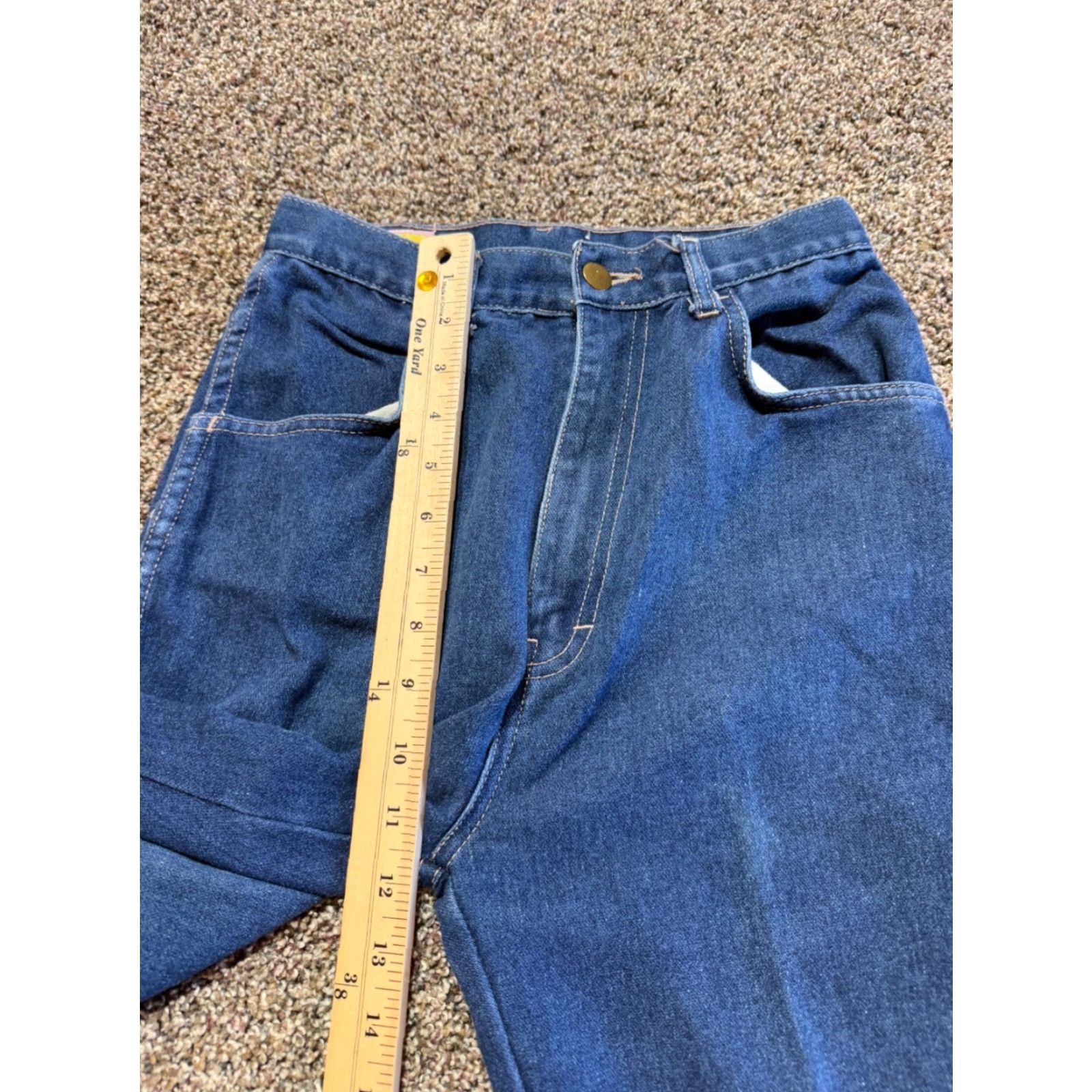 Express VINTAGE Express Jeans Women Size 7 8 Blue Denim 25X29 Lot OF 2 Size 32" / US 10 / IT 46 - 5 Thumbnail