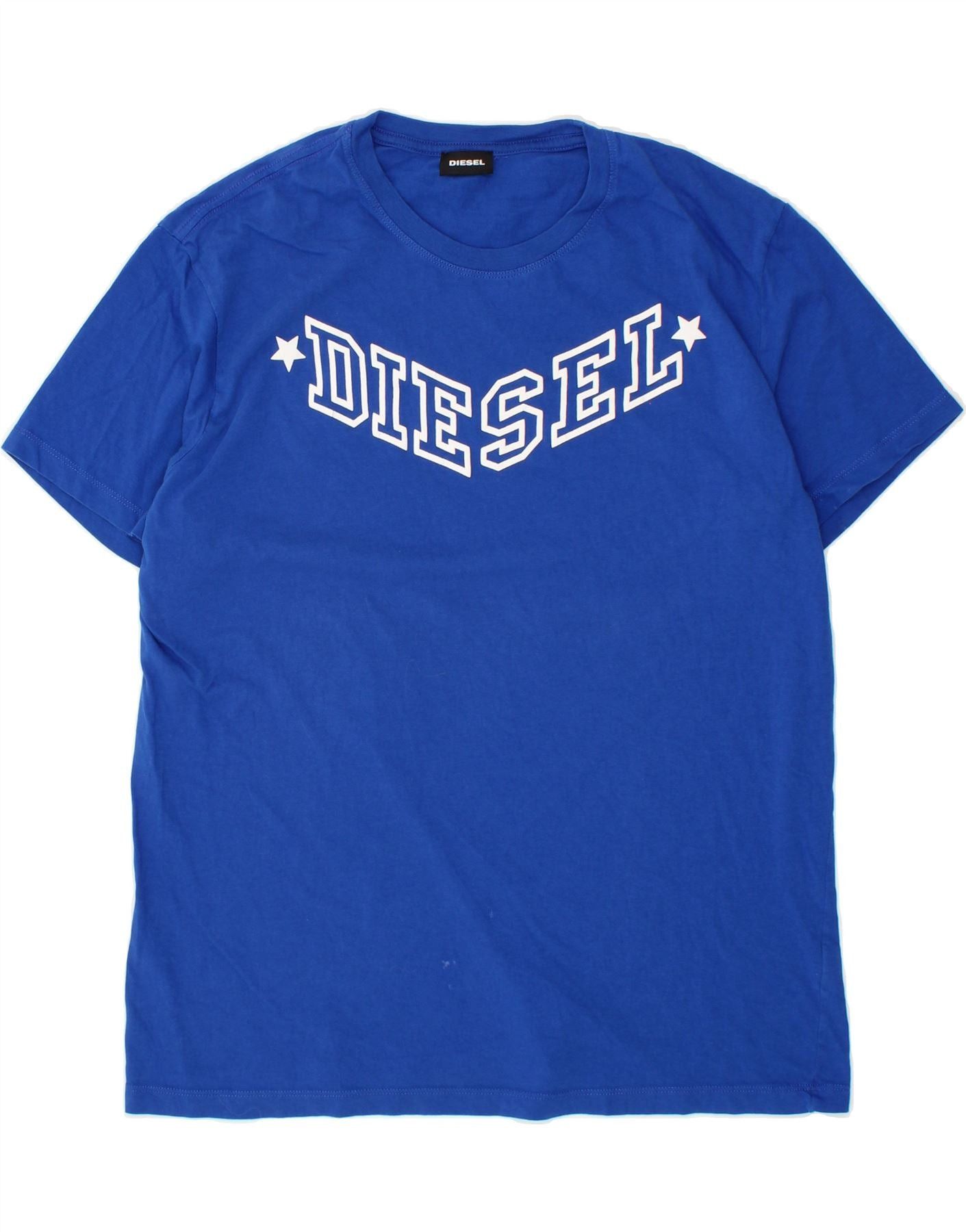 Diesel Boys Graphic T-Shirt Top 15-16 Years 2XL Blue Size XXL / US 16-18 / IT 52-54 - 1 Thumbnail