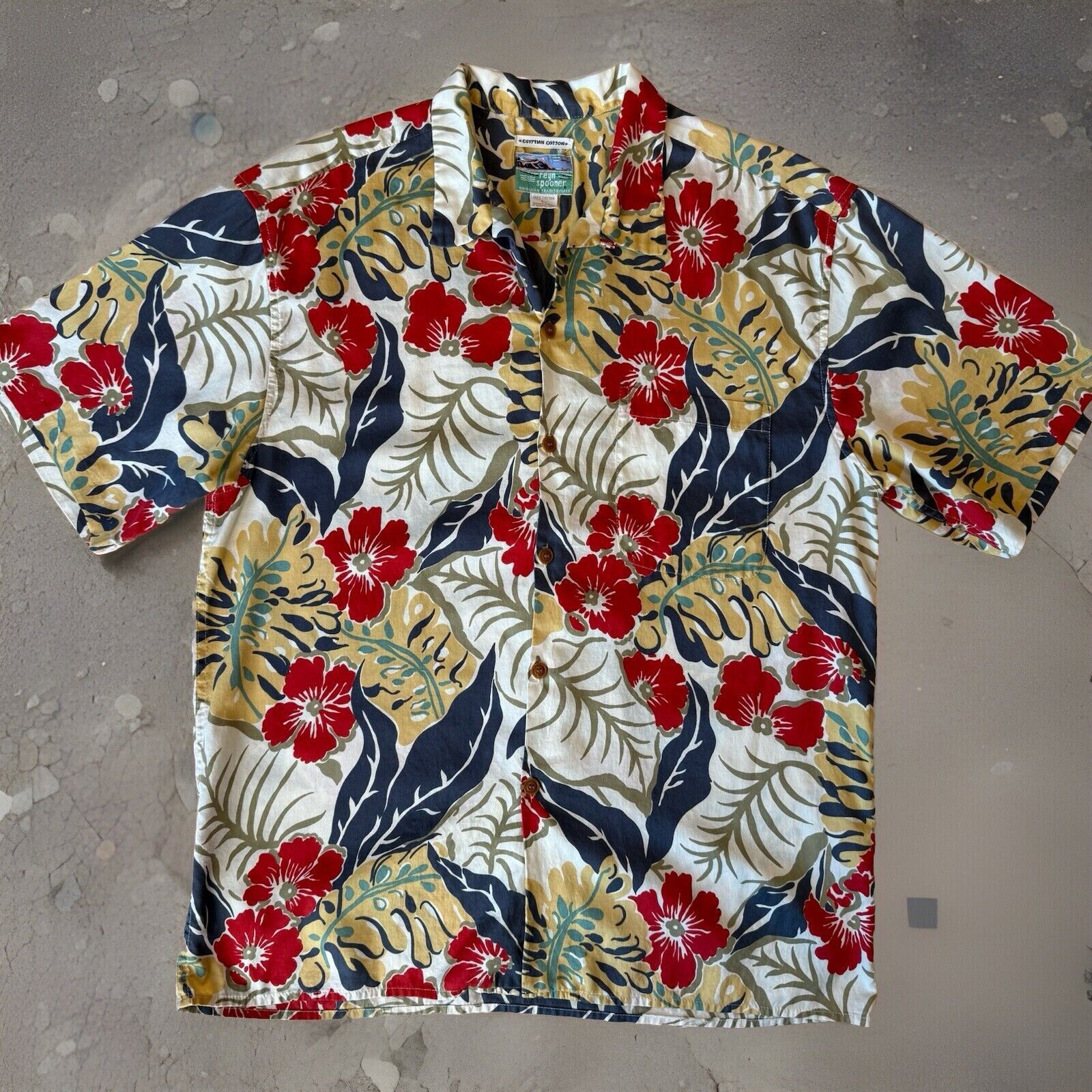 Reyn Spooner Reyn Spooner Hawaiian Shirt L Multicolor Floral Art Hawaii Size US L / EU 52-54 / 3 - 1 Thumbnail