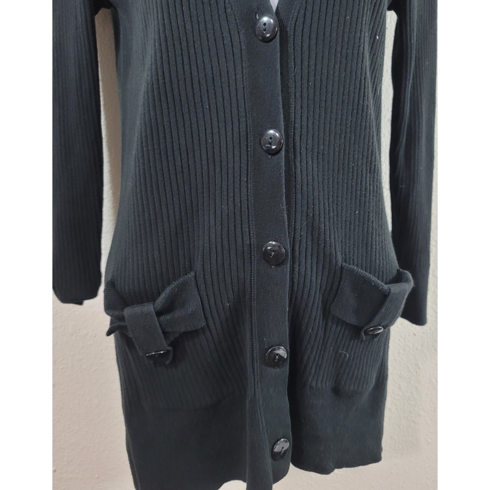 Banana Republic Banana Republic Black Button Up Cardigan Sweater Small Size S / US 4 / IT 40 - 6 Thumbnail
