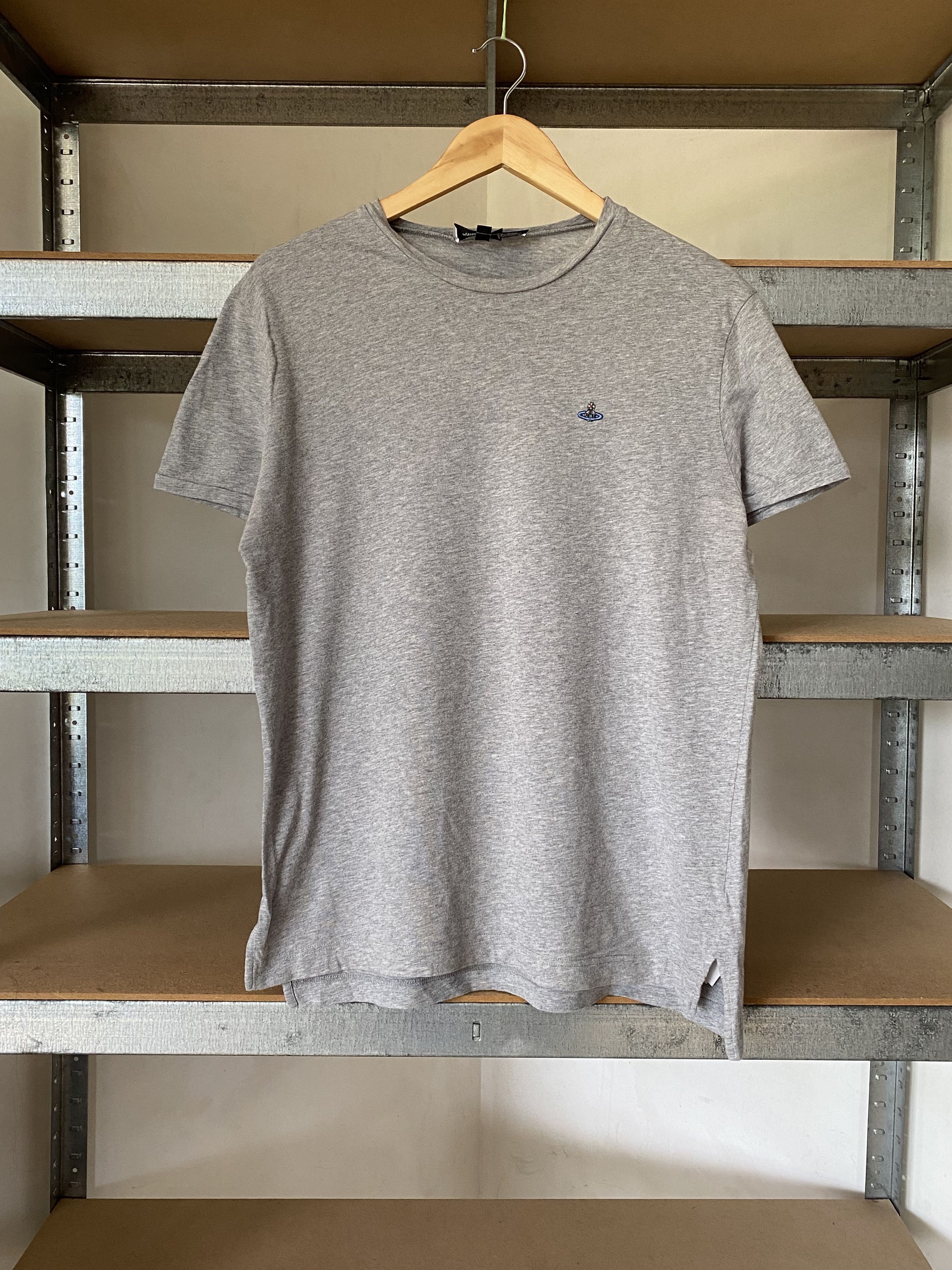 Vintage Vivienne Westwood Vintage Orb Gray Tee Size US L / EU 52-54 / 3 - 1 Thumbnail