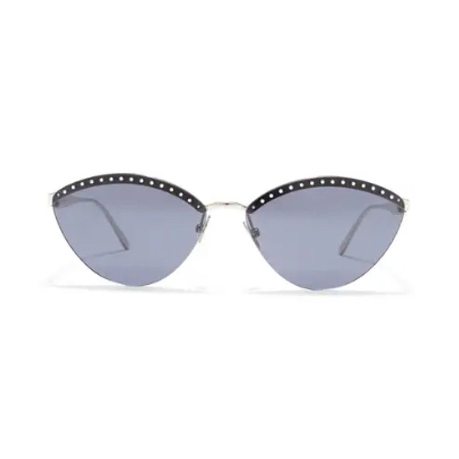 Alaia ALAÏA 61mm Cat Eye Sunglasses silver blue Size ONE SIZE - 1 Thumbnail