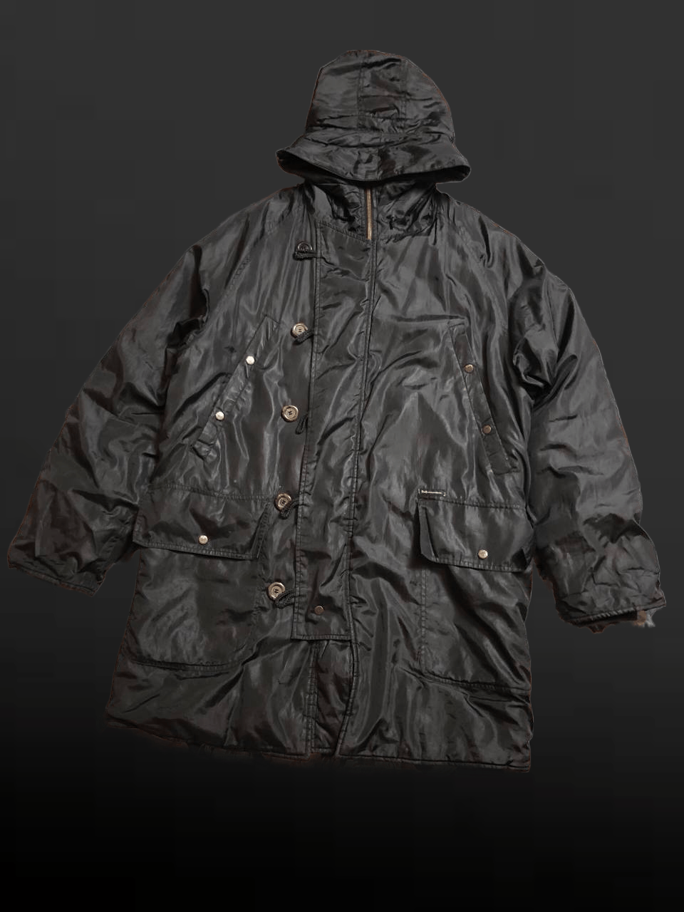 Dolce & Gabbana Vintage D&G DOLCE & GABBANA Hooded Long Nylon Parka Size US XL / EU 56 / 4 - 1 Thumbnail