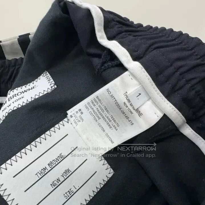 Thom Browne Thom Browne Navy Stripe Sweatpants. Size US 30 / EU 46 - 6 Thumbnail