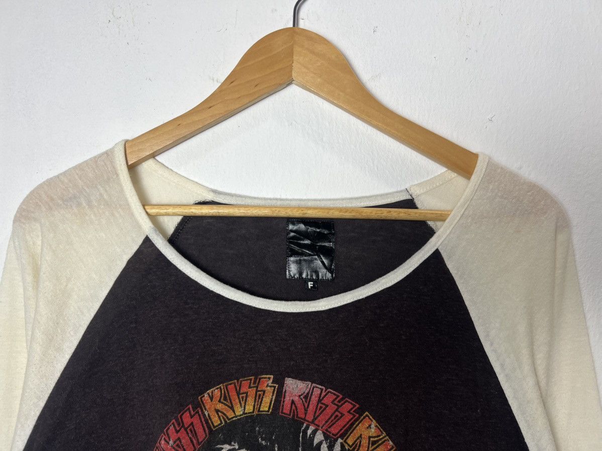Band Tees Vintage Kiss "Dynasty" Raglan Three Quater Sleeve Tee Size US M / EU 48-50 / 2 - 3 Thumbnail