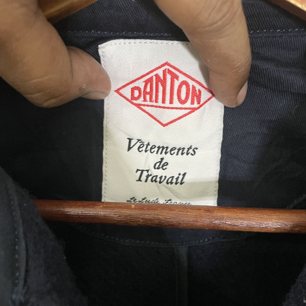 Danton Vintage Danton Small Logo Long Jacket Size L / US 10 / IT 46 - 6 Thumbnail