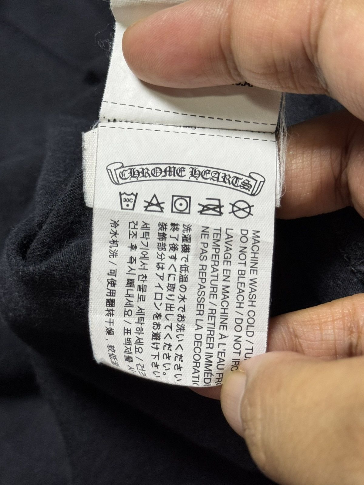 Chrome Hearts BIG SIZE! CROSS PLUS STAMP CHROME Size US XXL / EU 58 / 5 - 10 Thumbnail