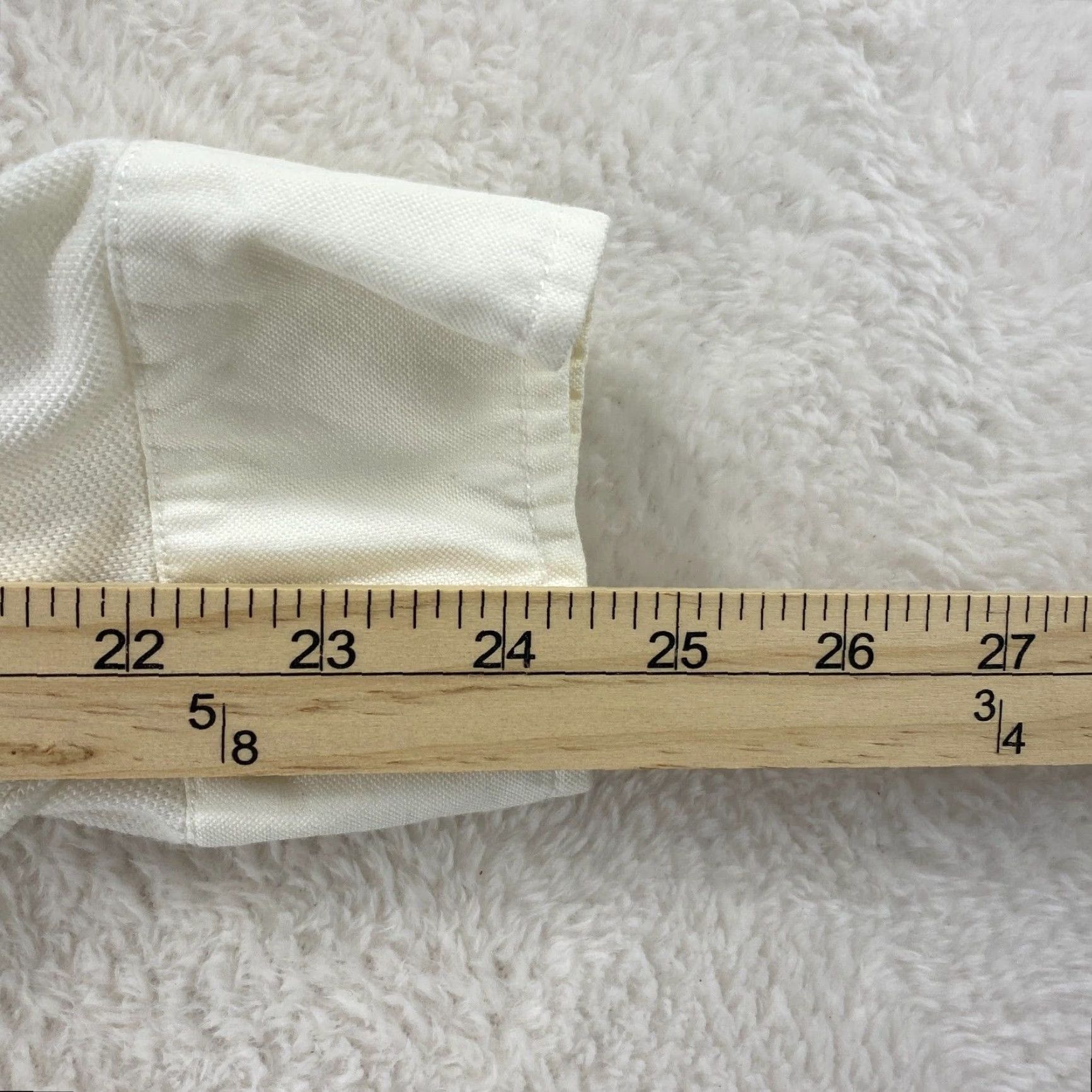 Ralph Lauren VINTAGE Polo Ralph Lauren Mens L Large Shirt White Rugby Long Sleeve Cotton Size US L / EU 52-54 / 3 - 4 Thumbnail
