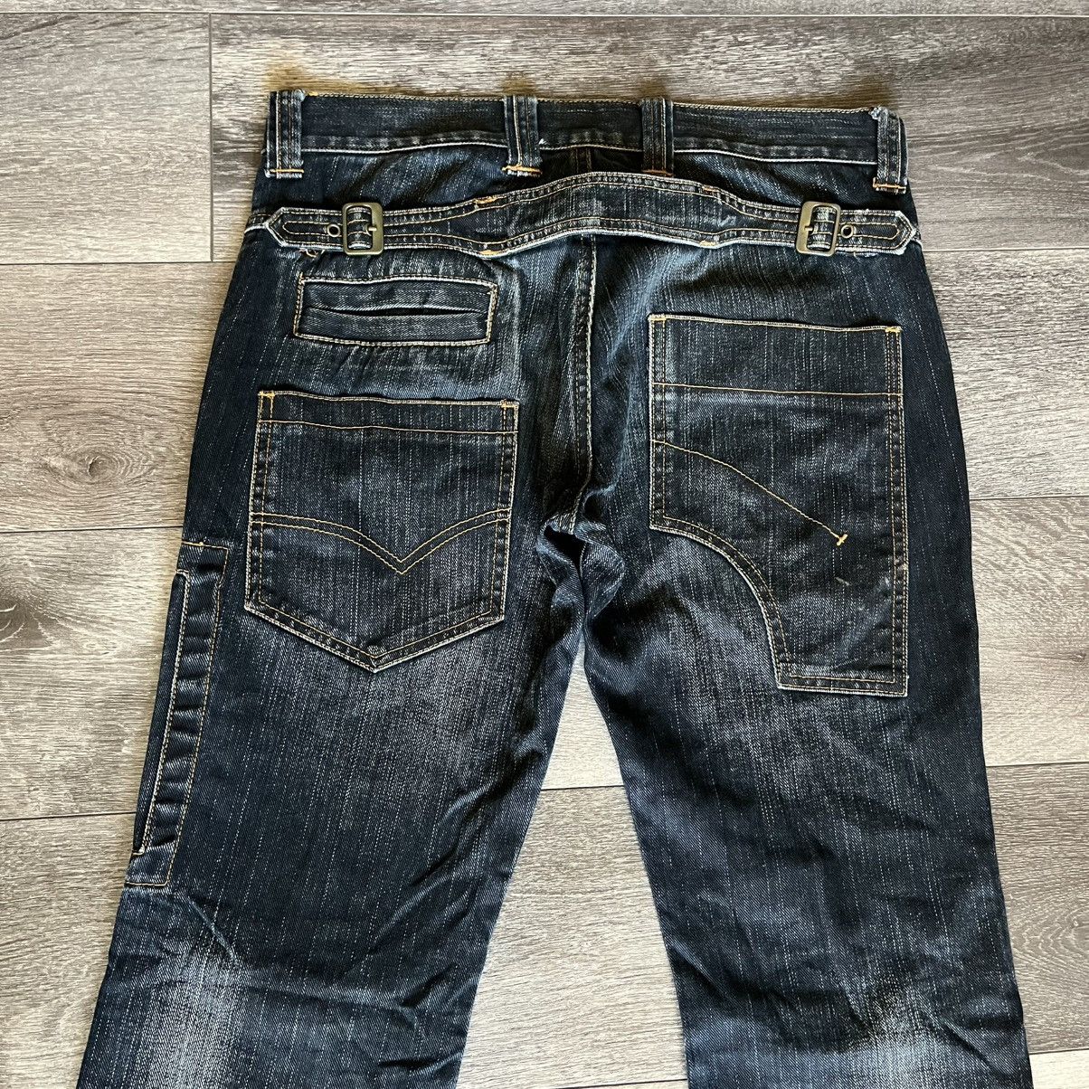 291295=Homme Vintage Japanese Brand 29125 Homme Avant Garde Pocket Jeans Size US 30 / EU 46 - 3 Thumbnail