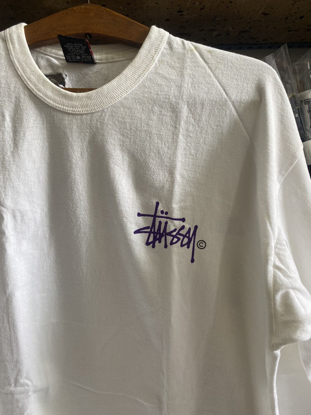 Stussy STUSSY DISTRESSED TSHIRT Size US L / EU 52-54 / 3 - 2 Thumbnail