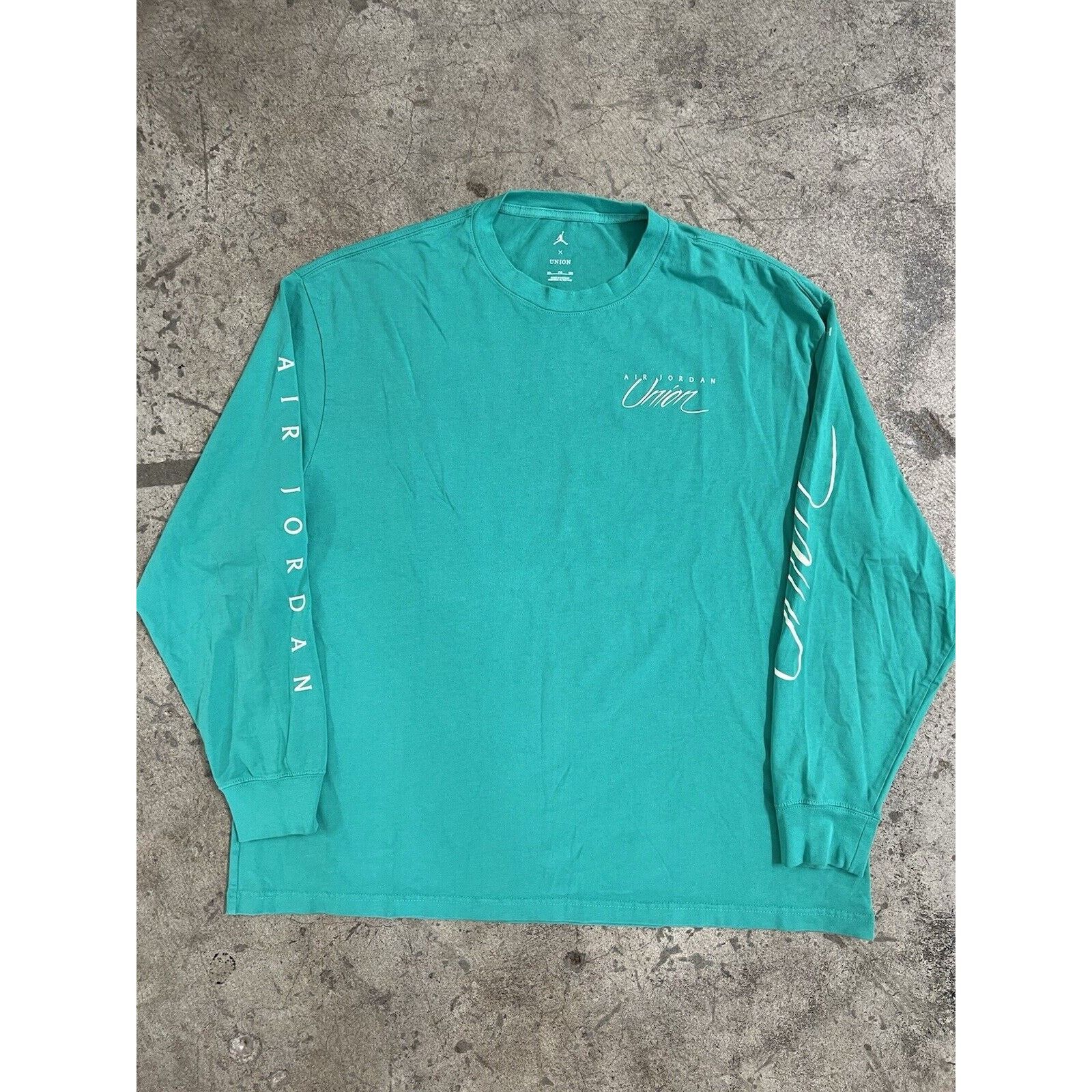 Jordan Brand Size XXL Jordan x Union Long Sleeve Tee Mint Green Size US XXL / EU 58 / 5 - 1 Thumbnail