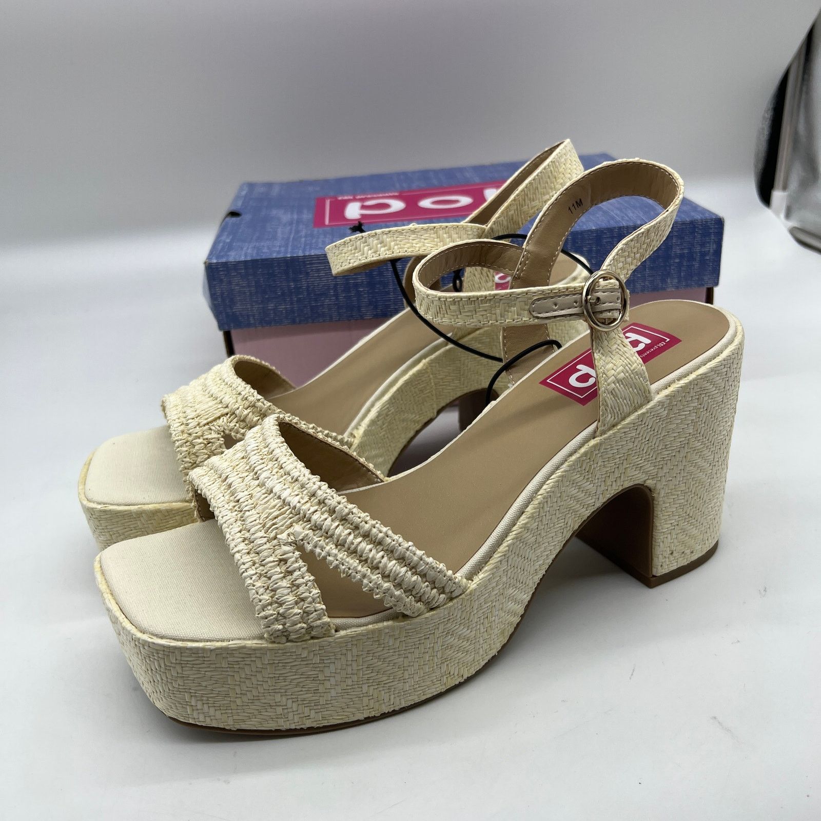 Other Pop Womens Applaud Heeled Sandals Natural Size US 11 / IT 41 - 2 Thumbnail