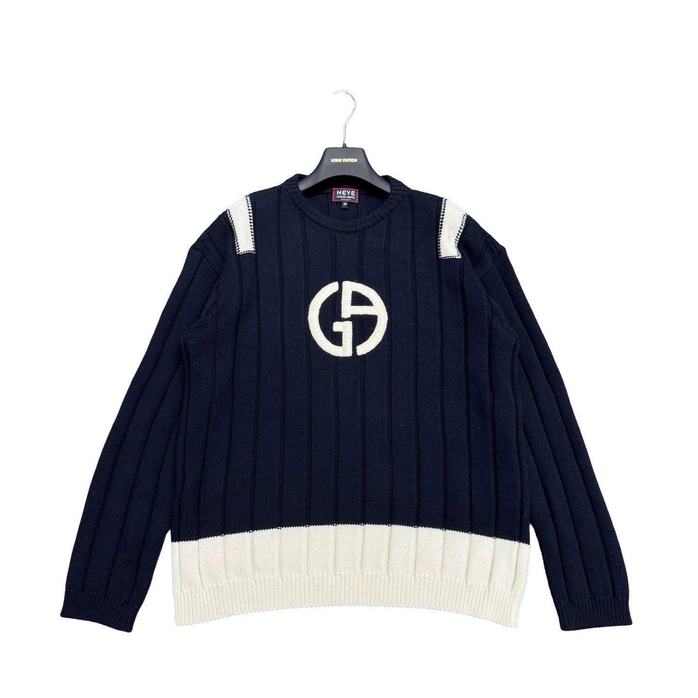 Giorgio Armani Giorgio Armani NEVE Logo Sweater Size XL Size US XL / EU 56 / 4 - 1 Thumbnail