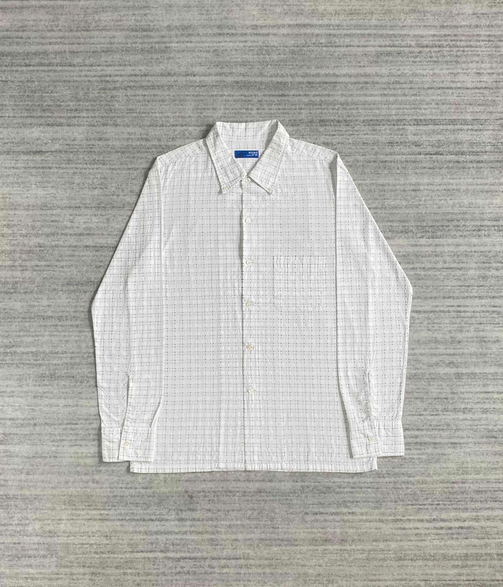VINNY's vintage black and white check long sleeve shirt Size US M / EU 48-50 / 2 - 1 Thumbnail