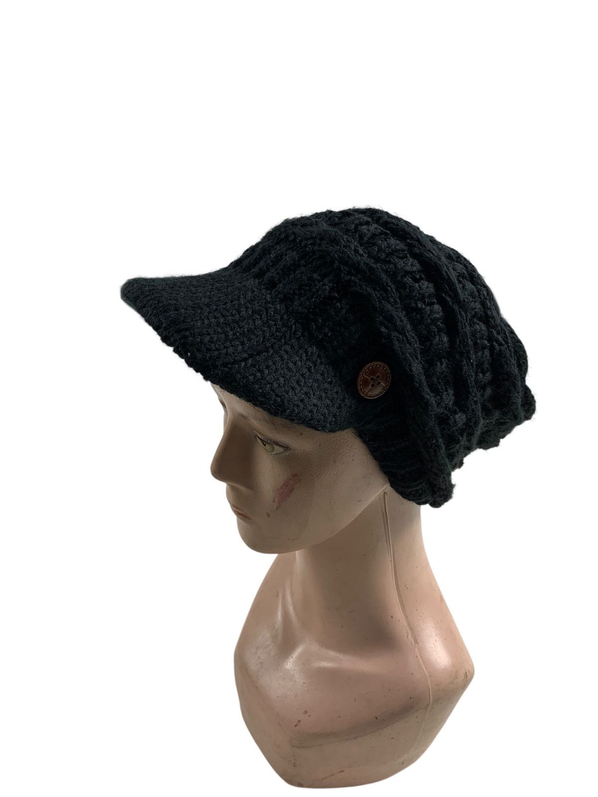 Kapital Crochet knitted big beanie hats Size ONE SIZE - 2 Thumbnail