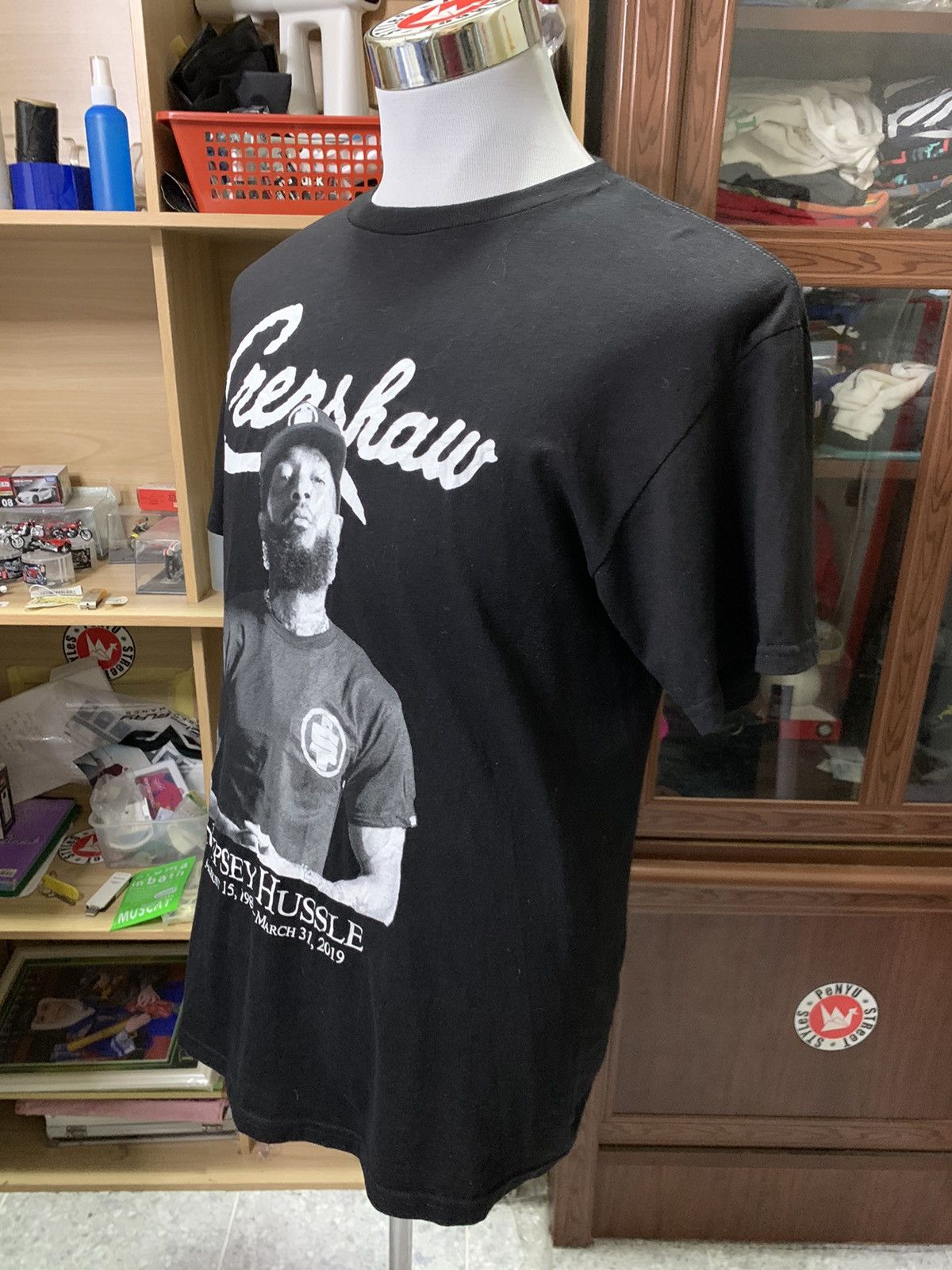 Rap Tees NIPSEY HUSSLE BLACK TEE Size US M / EU 48-50 / 2 - 5 Thumbnail