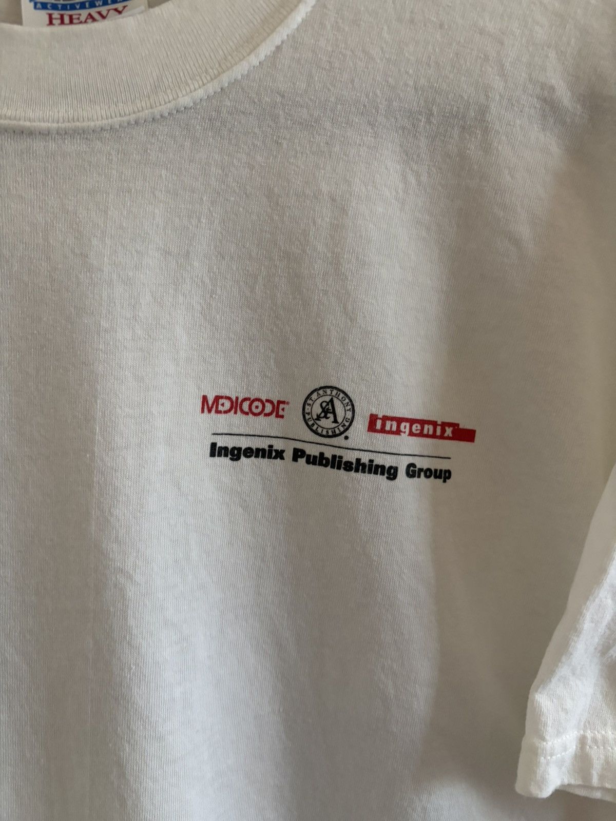 Vintage Vintage 90s Corporate Tech/Coding Promo AC/DC Rip Art Tee XL Size US XL / EU 56 / 4 - 4 Thumbnail