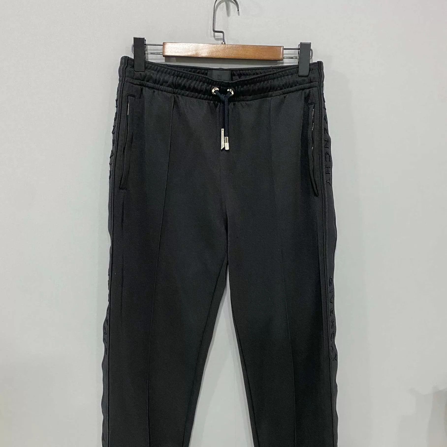 Givenchy GIVENCHY black side logo casual pants XL Size 30" / US 8 / IT 44 - 2 Thumbnail