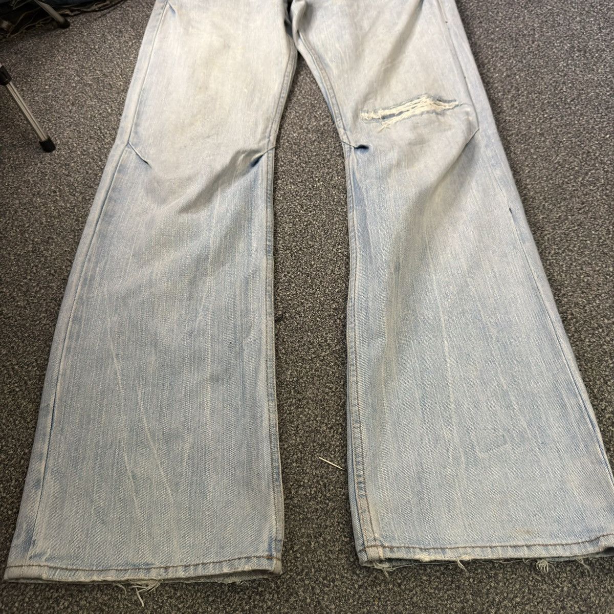 Hysteric Glamour 🔥🇯🇵 Japanese Flared Sick Root Distressed Denim Size US 32 / EU 48 - 8 Thumbnail