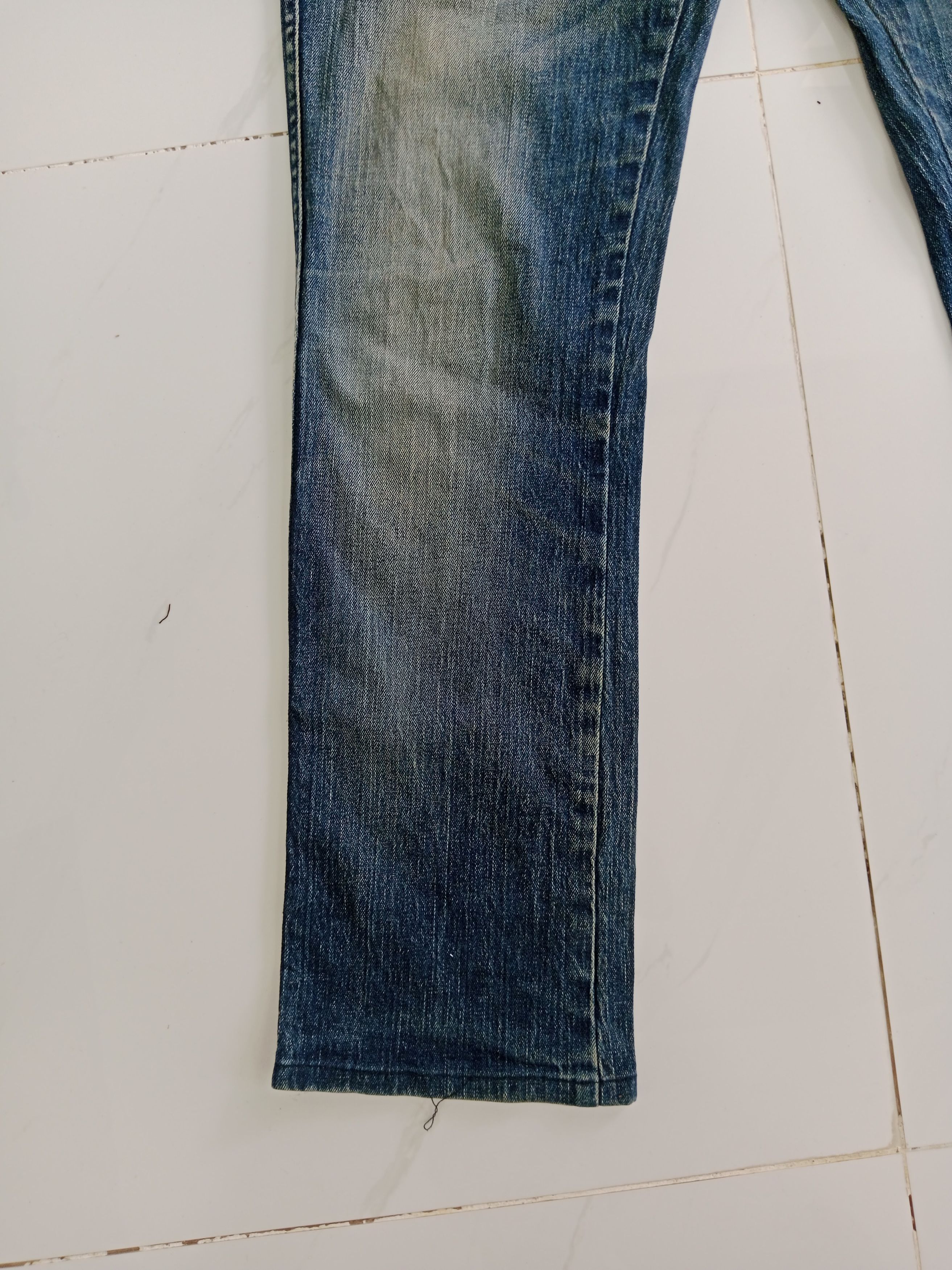 Uniqlo UNIQLO Blue Denim Zipper Pocket Japanese Brand Size US 33 - 7 Thumbnail