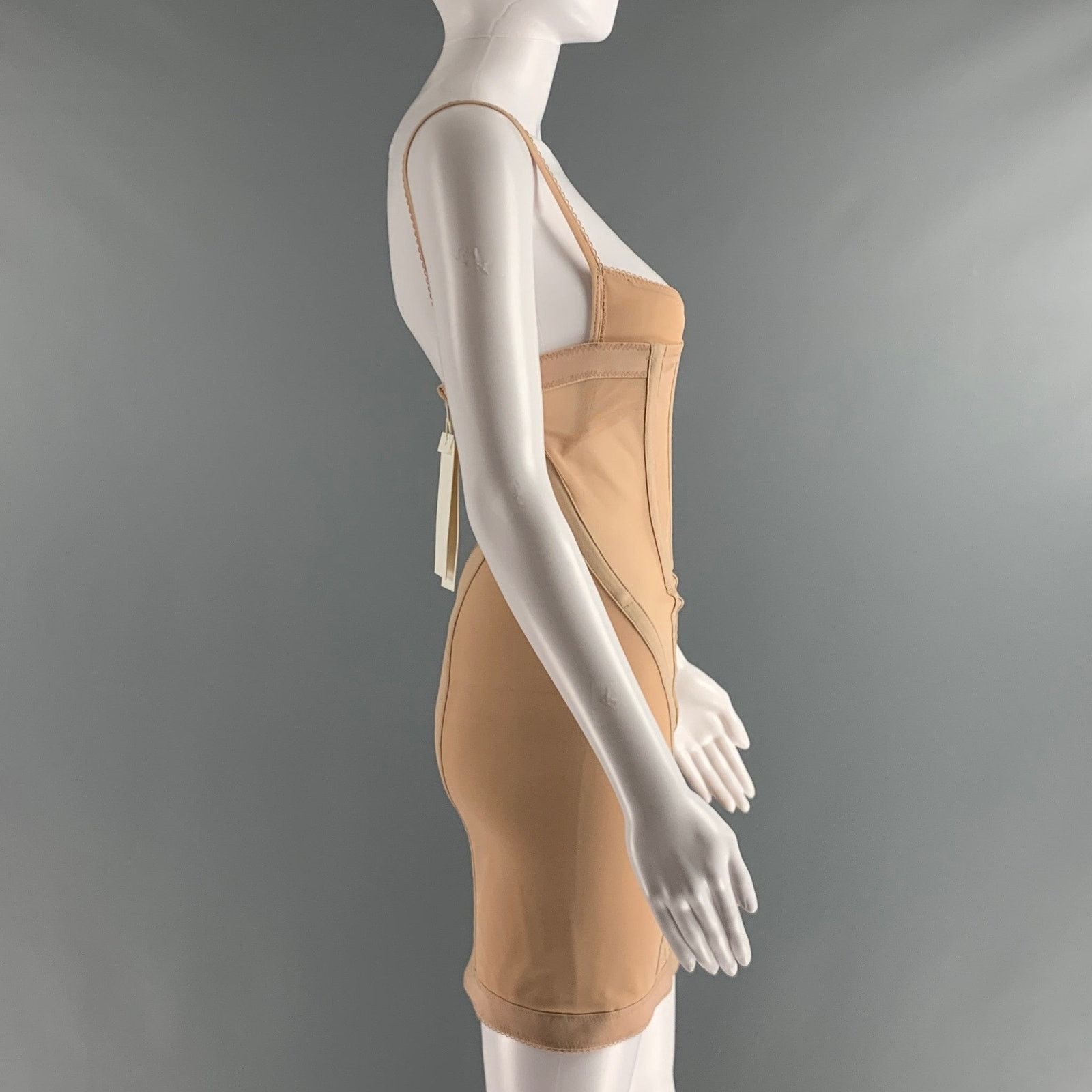 Dion Lee DION LEE Size 2 Nude Polyamide Eastane Body-Con Mini Dress Size M / US 6-8 / IT 42-44 - 2 Thumbnail