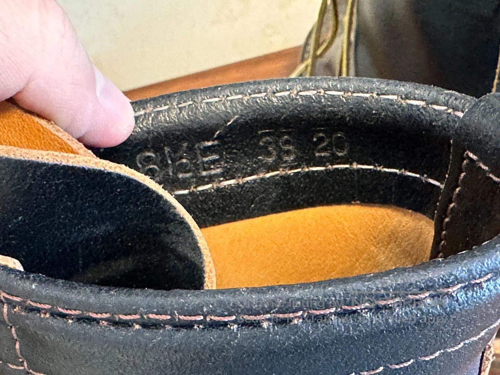 WESCO Wesco Warren Navy Waxed Leather Shoes. Size US 8.5 / EU 41-42 - 7 Thumbnail