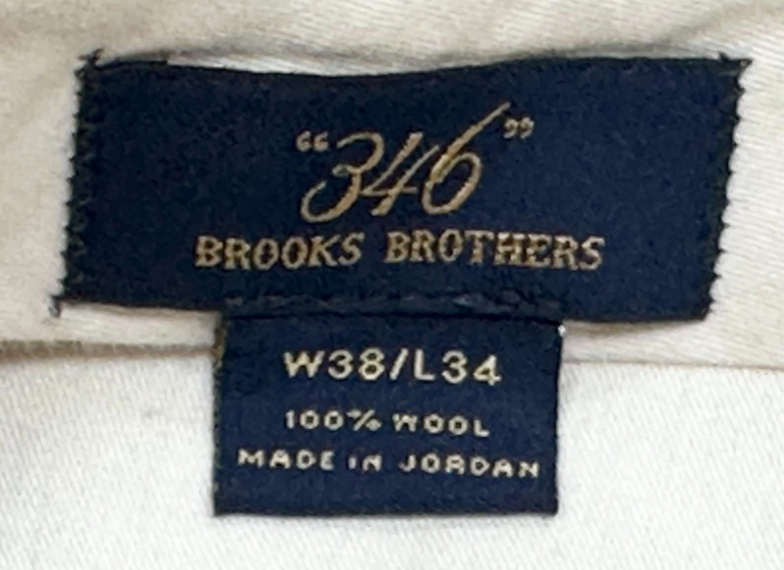 Brooks Brothers Brooks Brothers 346 Wool Straight Flat Chino Brown Men 38/34 Size US 38 / EU 54 - 6 Thumbnail