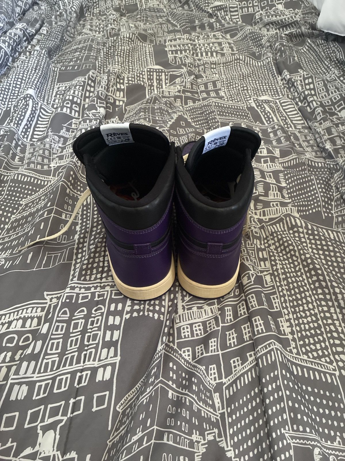Reves Paris Kool Kiy Reves Paris ‘85 Purple Lupus Shoes Size US 13 / EU 46 - 4 Thumbnail