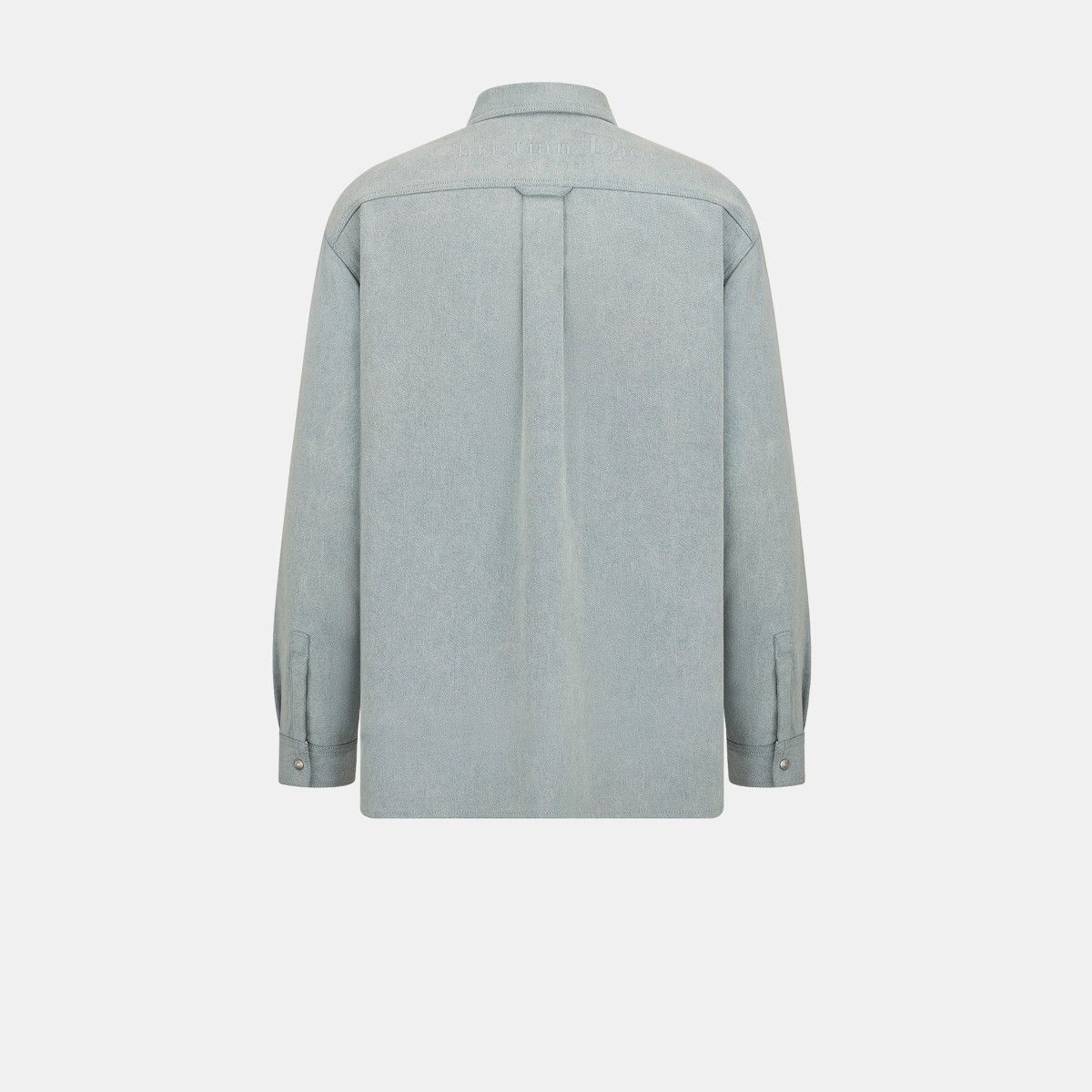 Dior o1bcso1str1124 Couture Reversible Shirt in Blue Size US M / EU 48-50 / 2 - 2 Thumbnail