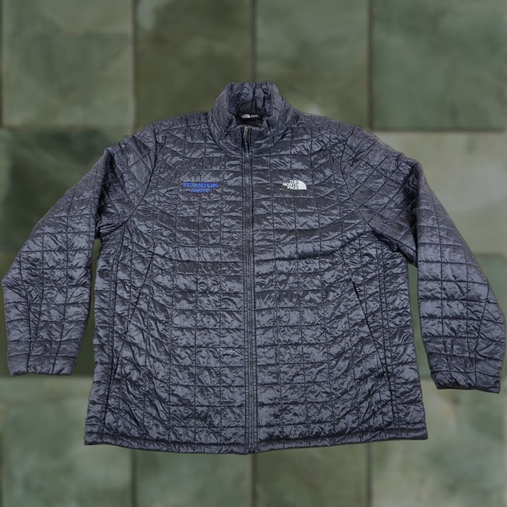 The North Face The North Face Puffer Jacket Mens 2XL Black Full Zip Quilted Packable Thermoball Jacket Size US XXL / EU 58 / 5 - 1 Thumbnail