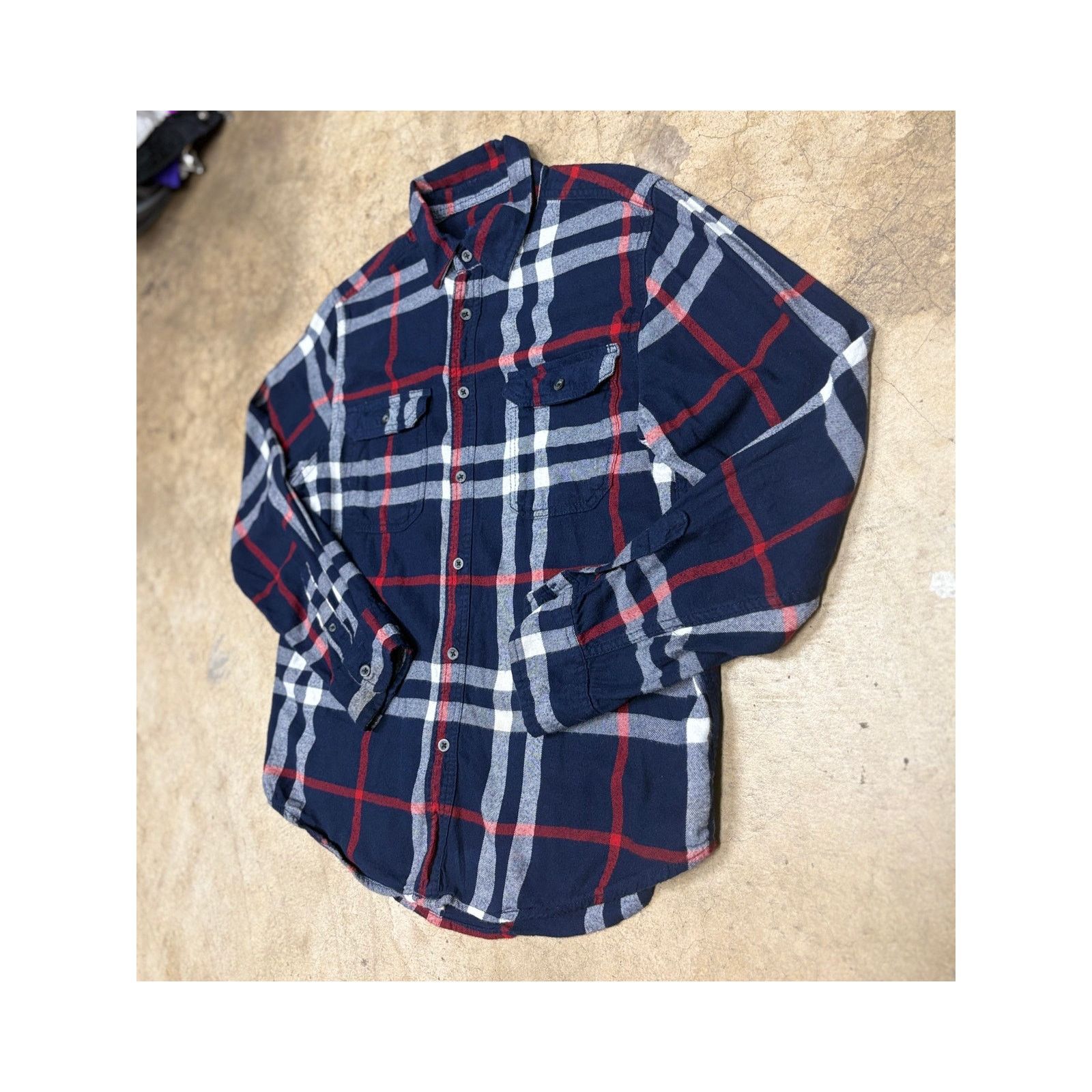 George George Plaid Flannel Button Up Shirt Classic Y2K Streetwear Size US M / EU 48-50 / 2 - 4 Thumbnail