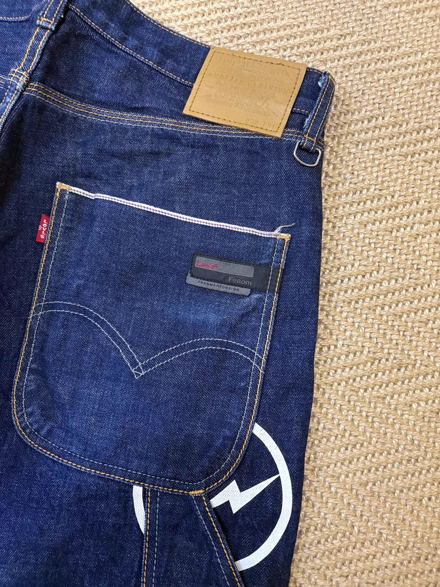 Levi's LEVIS FENOM Work Raw Semi-Shine Jeans W32L31 Good Condition Size US 32 / EU 48 - 3 Thumbnail