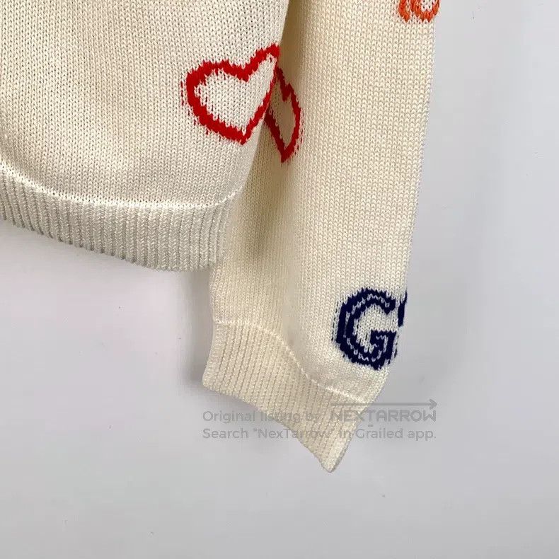 Gucci Gucci Beige logo love embroidery linen V-neck single-breas Size L / US 10 / IT 46 - 4 Thumbnail