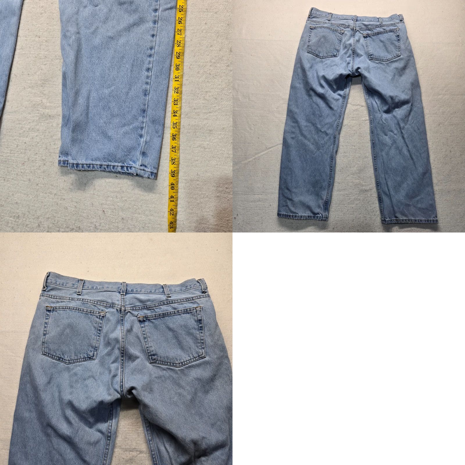 Faded Glory Faded Glory Jeans Denim Pants Regular Straight Adult Men's 40 x 30 Blue Color Jeans Pants Straight Mens 40 30 Size US 40 / EU 56 - 8 Thumbnail
