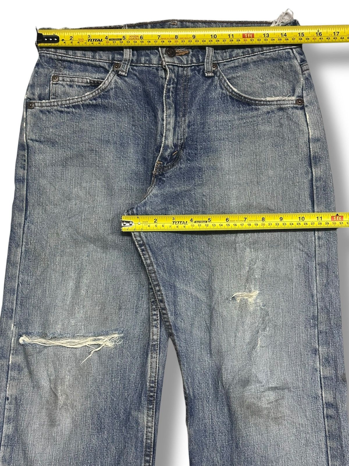 Levi's Levis 612 Vintage Orange TabDistressed Baggy & BlueWash Size US 30 / EU 46 - 16 Thumbnail