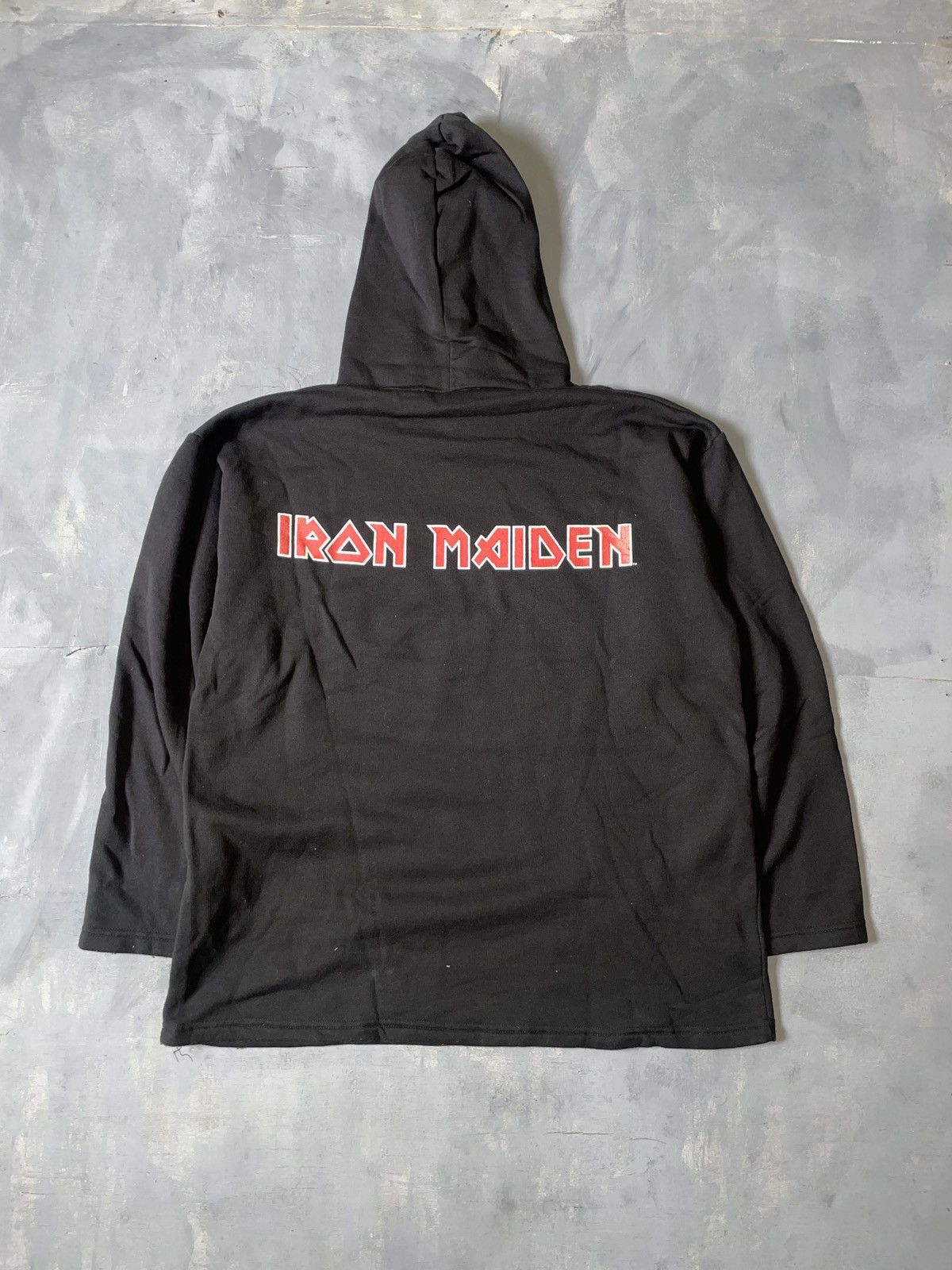 Band Tees × Iron Maiden Iron Maiden eddie candle Finger Hoodie 1998 Size US L / EU 52-54 / 3 - 2 Thumbnail
