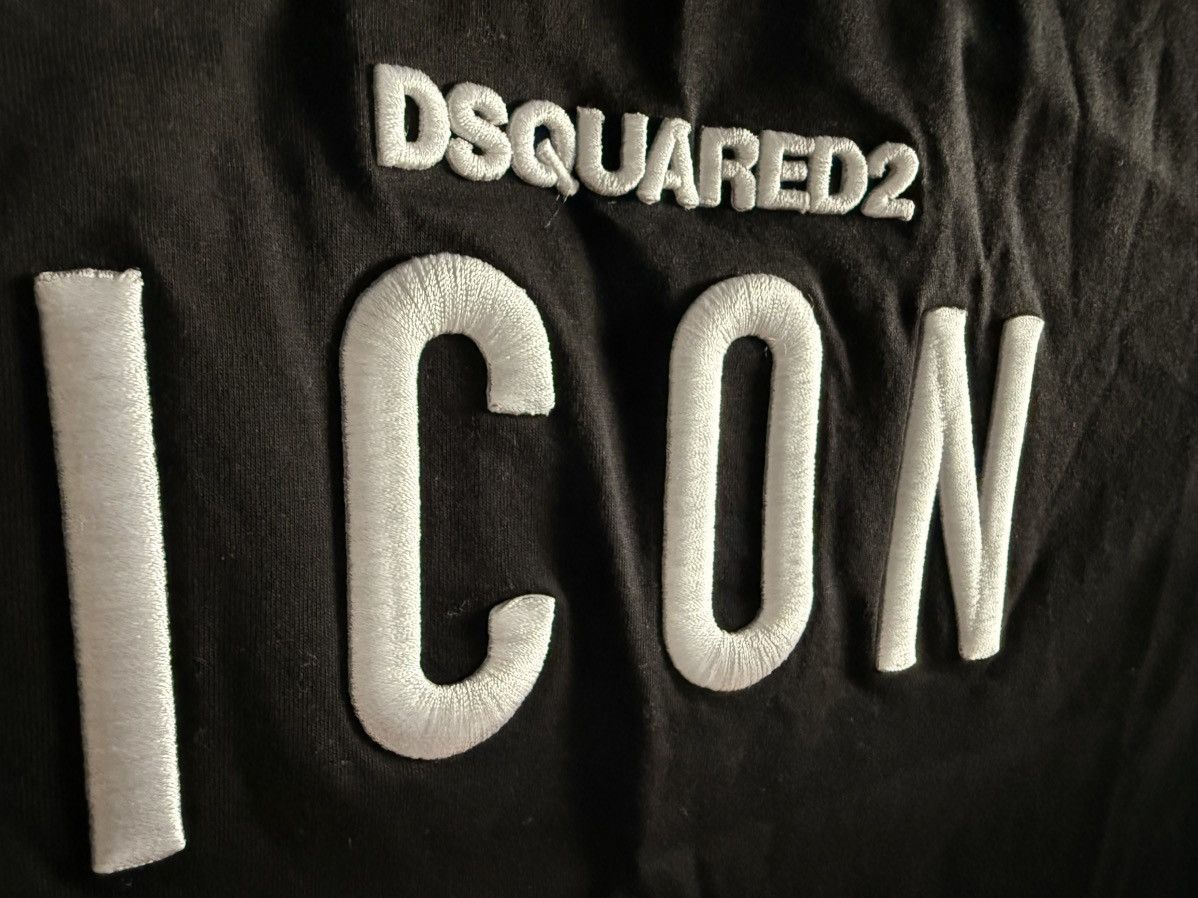 Dsquared2 DSquared2 “ICON” embroidered big-logo s/s tee, NEW, cotton Size US M / EU 48-50 / 2 - 10 Thumbnail