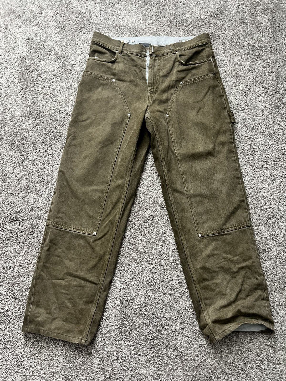 Givenchy Givenchy Resort 2024 Khaki Carpenter Pants Size US 34 / EU 50 - 3 Thumbnail