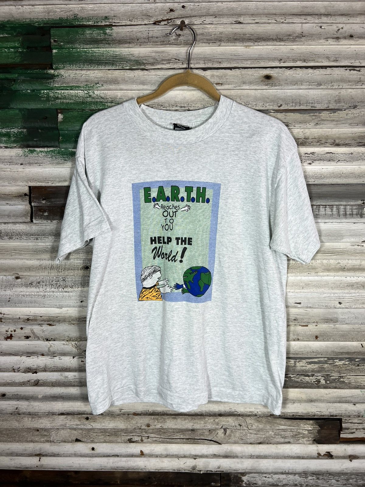 Vintage Vintage Earth Shirt Size US L / EU 52-54 / 3 - 1 Thumbnail