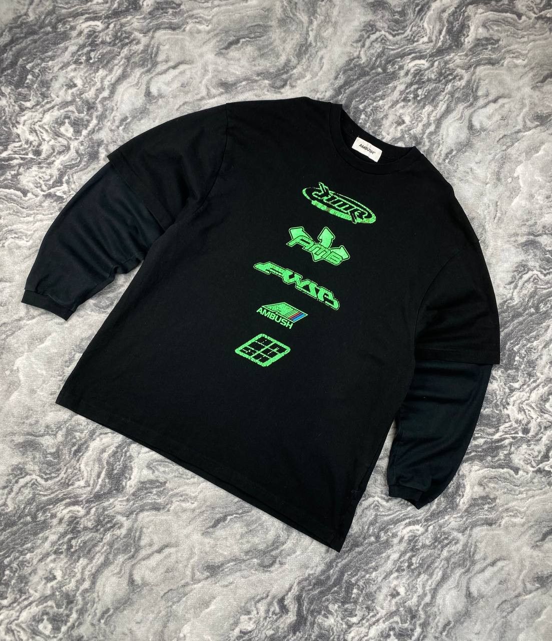 Ambush Design Ambush Oversized Layered Long Sleeve T-Shirt Japan Big Log Size US L / EU 52-54 / 3 - 1 Thumbnail