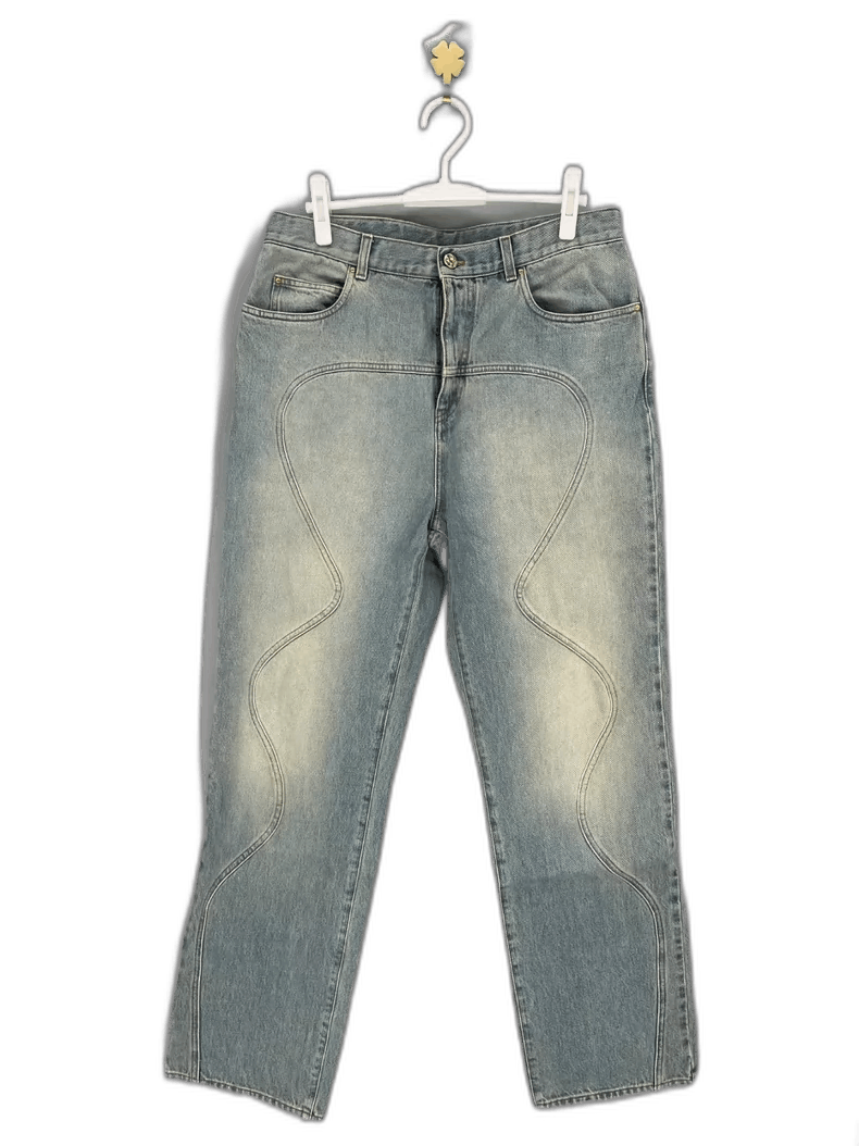 Louis Vuitton Louis Vuitton Distressed Zipper Denim Jeans-yf Size US 34 / EU 50 - 1 Thumbnail