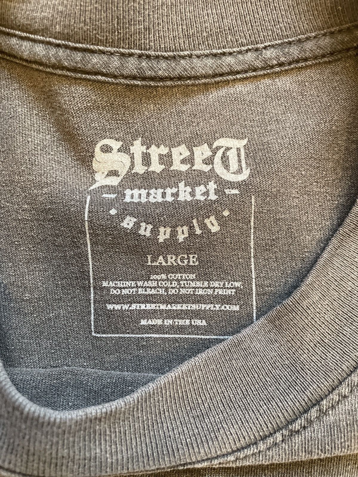 Other Street Market Supply Young Thug Vintage Black Long Sleeve Size US L / EU 52-54 / 3 - 3 Thumbnail