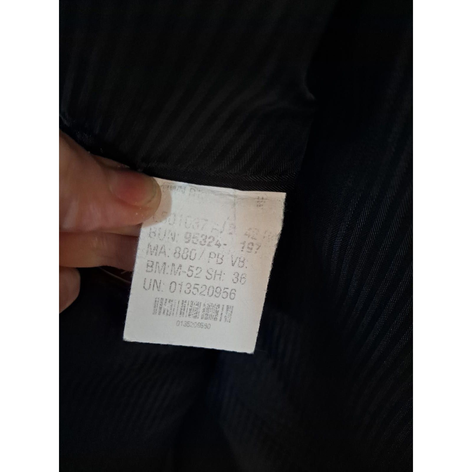 Chaps Chaps Black 3 Button Blazer 100% Wool Size 42R Size 42R - 6 Thumbnail